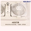 NEWDAYS marca cross-border nueva llegada led tornillo E27 doble ventilador de la luz con control remoto ángulo ajustable atenuación infinita ahorro de energía lámpara de ventilador de techo silencioso Item Picture